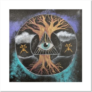 Tree of life (Yggdrasil) Posters and Art